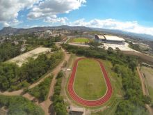 Pistas de Atletismo - Pista de Calentamiento - Universidad Nacional Autonoma de Honduras (UNAH)